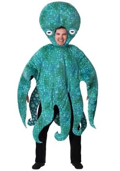 Fun Costumes Blue Octopus Adult Costume