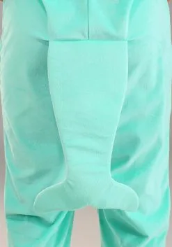 Fun Costumes Narwhal Onesie Costume For Adults -Sea Creature Costumes Sales adult narwhal onesie costume alt 2