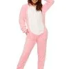 Orchid Bloom Pink Pig Adult Onesie