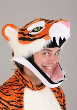 Elope Tiger Jawesome Costume For Adults -Sea Creature Costumes Sales adult tiger jawesome costume alt 1