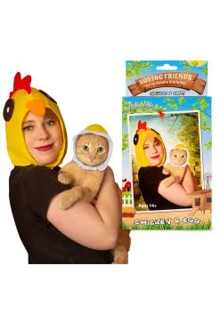 Accoutrements LLC Chicken And The Egg Owner & Pet Costume Kit