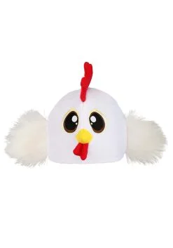Elope Chicken Velour Costume Hat -Sea Creature Costumes Sales chicken plush hat alt 4