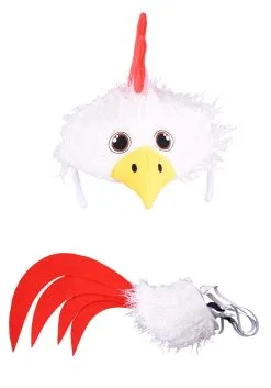 Elope Chicken Soft Headband & Tail Kit 13 Elope Chicken Soft Headband & Tail Kit -Sea Creature Costumes Sales chicken plush headband tail kit alt 6