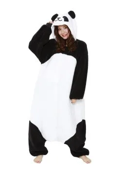 Sazac Cute Panda Fluffy Kigurumi