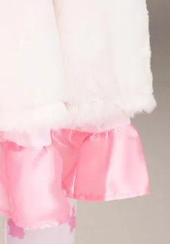 Fun Costumes Fuzzy White Rabbit Girls Costume -Sea Creature Costumes Sales girls fuzzy white rabbit alt 4