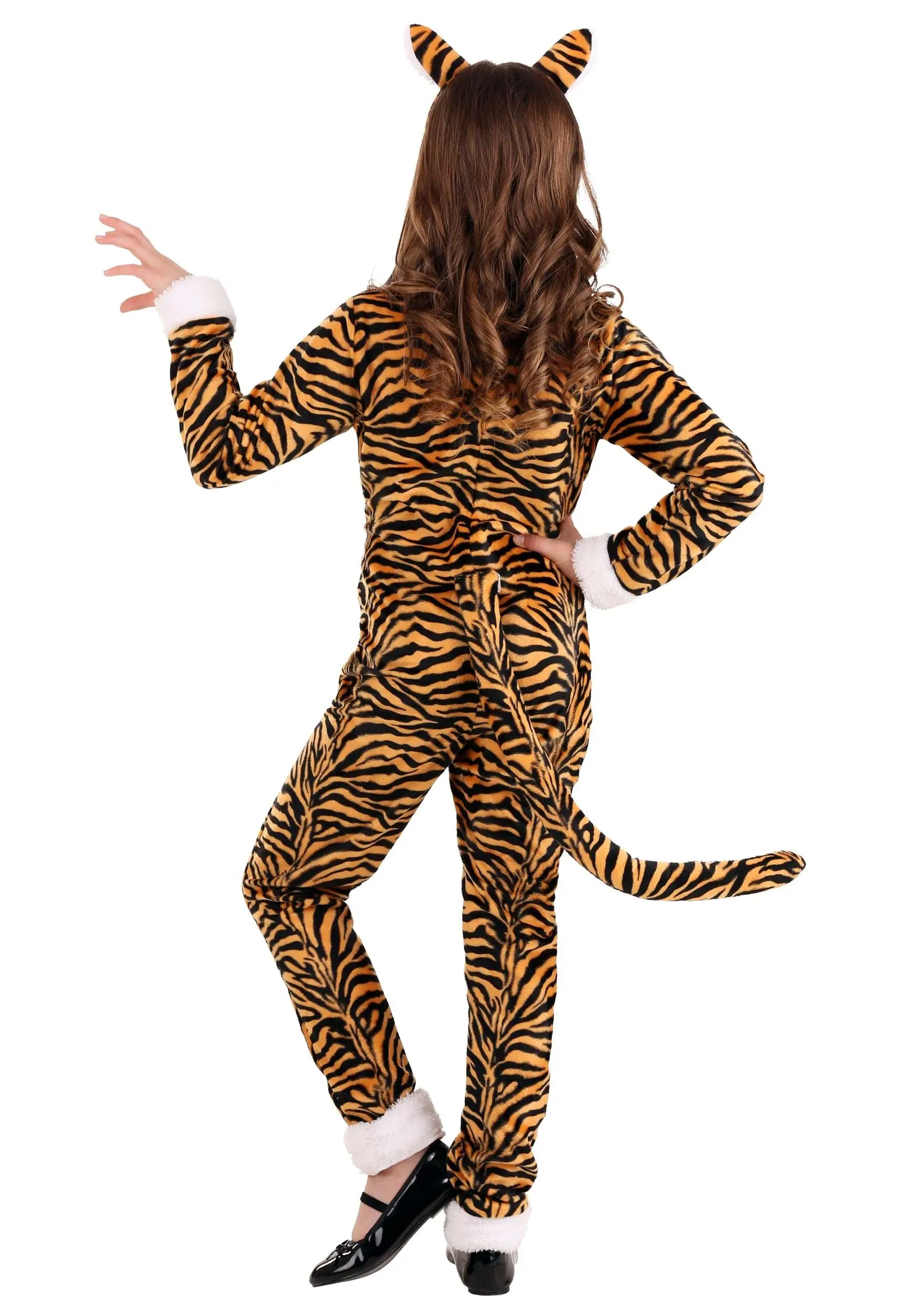 Armada Tigress Onesie Costume For Girls 2 Armada Tigress Onesie Costume For Girls - Image 2