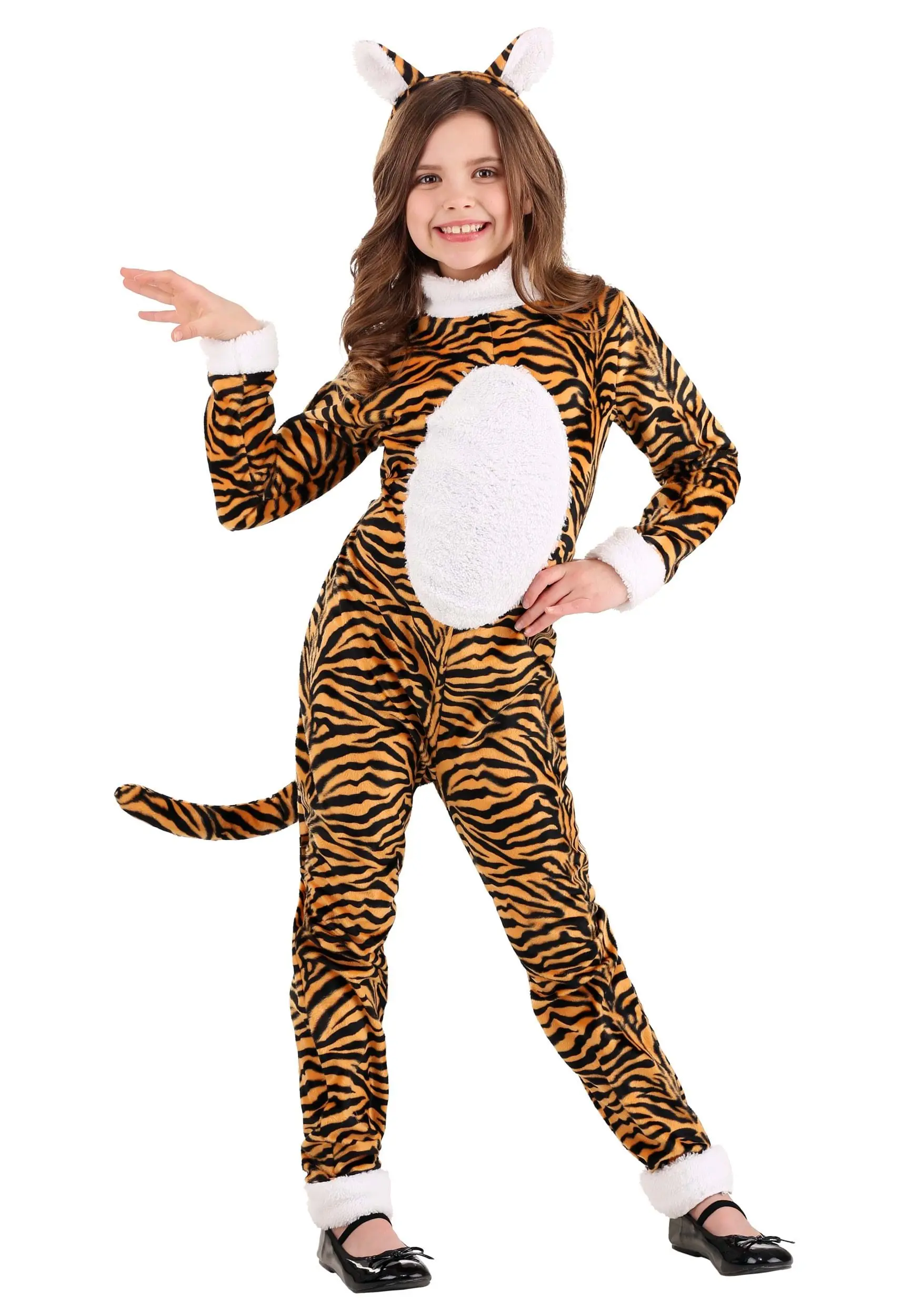 Armada Tigress Onesie Costume For Girls 1 Armada Tigress Onesie Costume For Girls