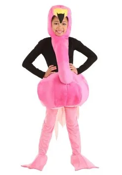 Fun Costumes Graceful Flamingo Kid's Costume -Sea Creature Costumes Sales graceful kids flamingo costume alt 2