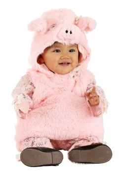 Zhenjiang Lian Yew Every Age Garment Accessories A Lace Pig Costume For Infants -Sea Creature Costumes Sales infant lace pig costume alt 2