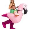 Joyin Inflatable Flamingo Ride-On Costume For Adults