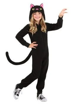 Fun Costumes Child's Black Cat Onesie