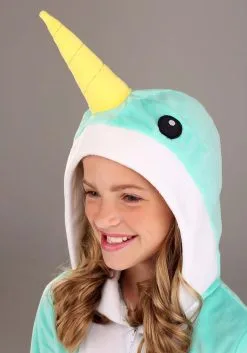 Fun Costumes Narwhal Onesie Costume For Kids 8 Fun Costumes Narwhal Onesie Costume For Kids -Sea Creature Costumes Sales kids narwhal onesie costume alt 3