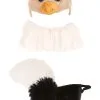 Elope Ostrich Soft Headband, Collar, And Tail Accessory Kit