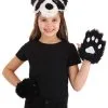 Elope Panda Plush Kit With Headband And Paws