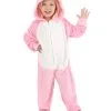 Orchid Bloom Pink Pig Onesie For Toddler And Kids