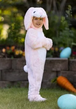 Fun Costumes Toddler Pink Fluffy Bunny Costume -Sea Creature Costumes Sales toddler fluffy pink bunny costume alt 2