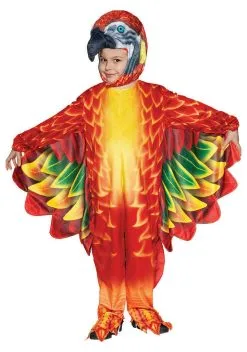 Underwraps Photo Realistic Toddler/Kid's Parrot Costume