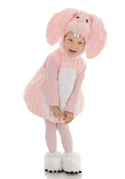 Underwraps Girl's Pink Bunny Bubble Costume For Toddler