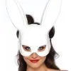 LEG AVENUE White Bunny Mask