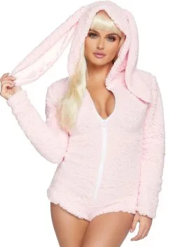 LEG AVENUE Women's Cuddle Bunny Costume -Sea Creature Costumes Sales womens cuddle bunny costume alt 3