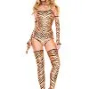 MUSIC LEGS Women's Pouncing Tiger Costume