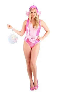 Fun Costumes Womens Sequined Seahorse Costume -Sea Creature Costumes Sales womens sequined seahorse costume alt 2