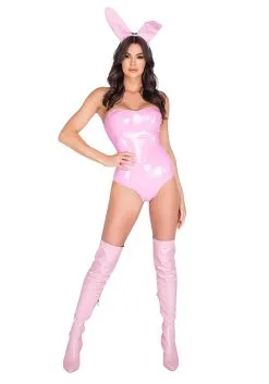 Roma Sexy Pink Bunny Costume For Women